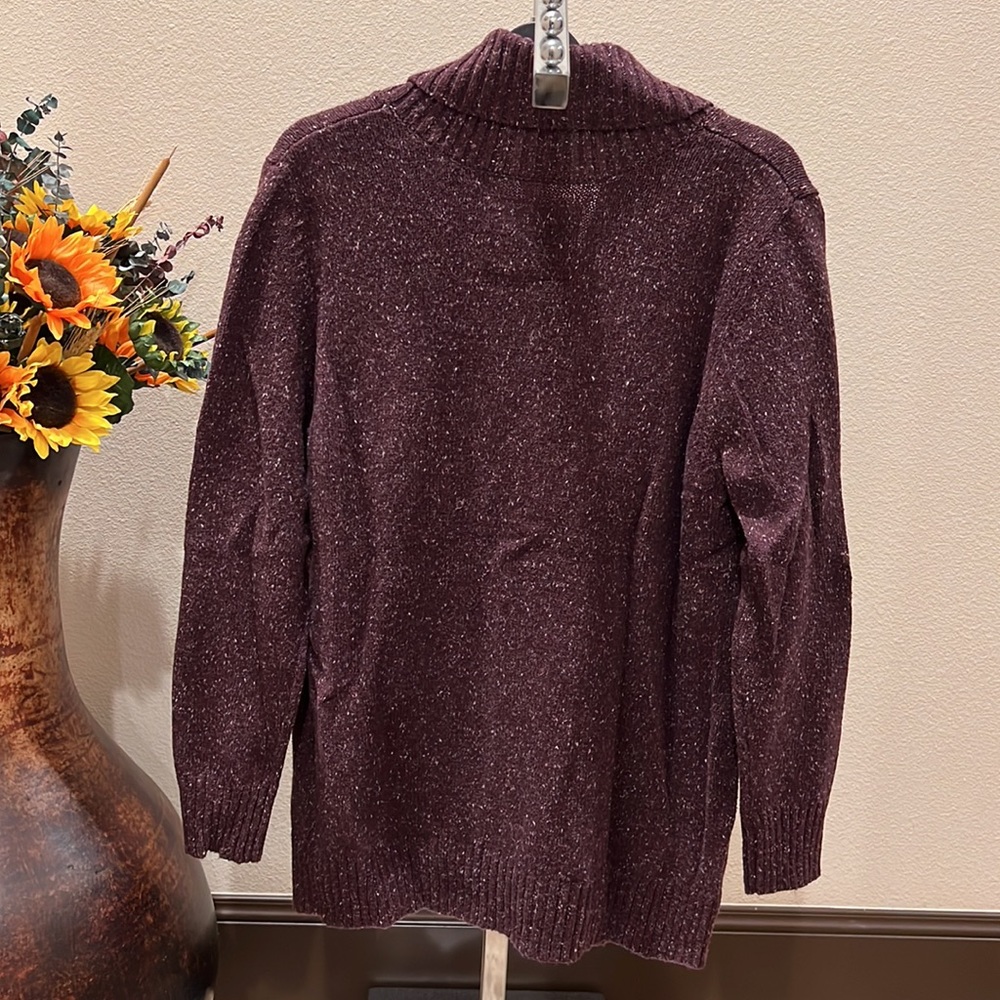 NWOT, “Natural Reflections”  XXL Sweater.  Color - Redish Brown. - Picture 2 of 6